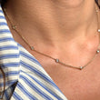 Diamond By The Yard Necklace 0.60 CT 14K Yellow Gold 16 Inches