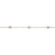 Diamond By The Yard Necklace 0.60 CT 14K Yellow Gold 16 Inches