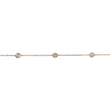 Diamond By The Yard Necklace 0.80 CT 14K Yellow Gold 18 Inches