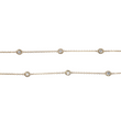Diamond By The Yard Necklace 0.80 CT 14K Yellow Gold 18 Inches