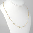 Diamond By The Yard Necklace 0.80 CT 14K Yellow Gold 18 Inches