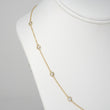 Diamond By The Yard Necklace 0.80 CT 14K Yellow Gold 18 Inches