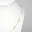 Diamond By The Yard Necklace 0.80 CT 14K Yellow Gold 18 Inches
