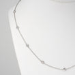Diamond By The Yard Necklace 0.62 CT 14K White Gold 18 Inches