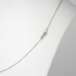 Diamond By The Yard Necklace 0.62 CT 14K White Gold 18 Inches