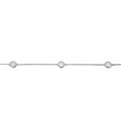 Diamond By The Yard Necklace 1.43 CT 14K White Gold 16 Inches