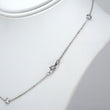 Diamond By The Yard Necklace 1.43 CT 14K White Gold 16 Inches