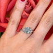 Fancy Grey Diamond 2.11 CT Center Natural Radiant Cut GIA Three Stone Engagement Ring Platinum Size 5.75