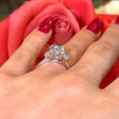 Fancy Grey Diamond 2.11 CT Center Natural Radiant Cut GIA Three Stone Engagement Ring Platinum Size 5.75