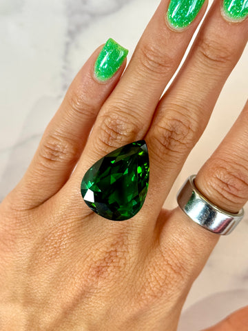 Item photo. Show Listing Details page. Listing GIA Certified Loose Natural Green Tourmaline Gemstone 41.21 CT Pear Magnificent GIA Certified Loose Natural Green Tourmaline Gemstone 41.21 CT Pear Magnificent