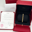 CARTIER Clash De Cartier Bracelet Small Model 6.5 mm 18K Yellow Gold Size 17 - Box, Outer Box, Certificate
