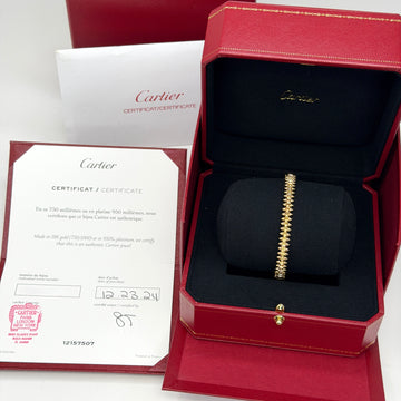 CARTIER Clash De Cartier Bracelet Small Model 6.5 mm 18K Yellow Gold Size 17 - Box, Outer Box, Certificate