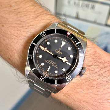 Tudor Black Bay Heritage 41 Steel Black Dial Ref. 79230N FULL SET BOX PAPERS 2022 LIKE NEW