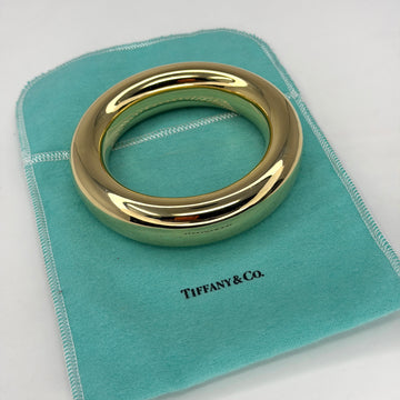 TIFFANY & CO Elsa Peretti Doughnut Bangle Bracelet 18K Yellow Gold