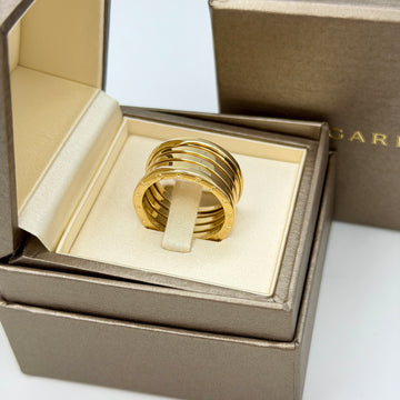 BVLGARI BULGARI B.zero1 Five Band XXth Anniversary Ring 18K Yellow Gold Size 64