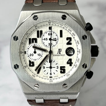 Audemars Piguet Royal Oak Offshore Chronograph 42mm "Safari" Steel Leather Band