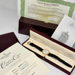 Patek Philippe Calatrava 33 Manual Winding 18K Yellow Gold White Roman Numeral Dial Black Leather Band FULL SET BOX PAPERS 2001