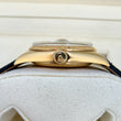 Rolex Day-Date 36 18K Yellow Gold Champagne Dial Fluted Bezel Leather Band Ref 1803 Year 1969