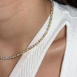 Vintage Natural Diamond Necklace 3 CT VS 17K Yellow Gold 15.85 Inches