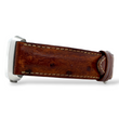 Jaeger-LeCoultre Reverso Grande Taille 26 x 42 Steel Silver Dial Manual Winding Brown Leather Bracelet Ref 270.8.62