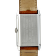 Jaeger-LeCoultre Reverso Grande Taille 26 x 42 Steel Silver Dial Manual Winding Brown Leather Bracelet Ref 270.8.62