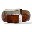 Jaeger-LeCoultre Reverso Grande Taille 26 x 42 Steel Silver Dial Manual Winding Brown Leather Bracelet Ref 270.8.62