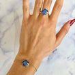 Pasquale Bruni Petit Joli 18k Rose Gold Lapis Lazuli White Agate Diamond Bracelet and Ring Jewelry Set