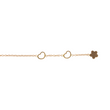 Pasquale Bruni Petit Joli 18k Rose Gold Lapis Lazuli White Agate Diamond Bracelet and Ring Jewelry Set