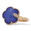 Pasquale Bruni Petit Joli 18k Rose Gold Lapis Lazuli White Agate Diamond Bracelet and Ring Jewelry Set