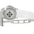 Patek Philippe Aquanaut Luce 30mm Original Diamond Bezel Steel Quartz White Dial White Rubber Band 2006 Box Booklets Service Paper