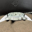 Patek Philippe Aquanaut Luce 30mm Original Diamond Bezel Steel Quartz White Dial White Rubber Band 2006 Box Booklets Service Paper
