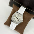 Patek Philippe Aquanaut Luce 30mm Original Diamond Bezel Steel Quartz White Dial White Rubber Band 2006 Box Booklets Service Paper