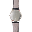 Patek Philippe Calatrava 33mm Date Automatic 18K White Gold Blue Dial Roman Numeral Leather Band Ref 3593G