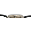 Patek Philippe Calatrava 33mm Date Automatic 18K White Gold Blue Dial Roman Numeral Leather Band Ref 3593G