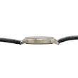 Patek Philippe Calatrava 33mm Date Automatic 18K White Gold Blue Dial Roman Numeral Leather Band Ref 3593G