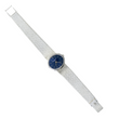 Patek Philippe Golden Ellipse Ladies Ellipse Blue Dial 18K White Gold Mesh Bracelet Manual Winding 23x20mm 1970s