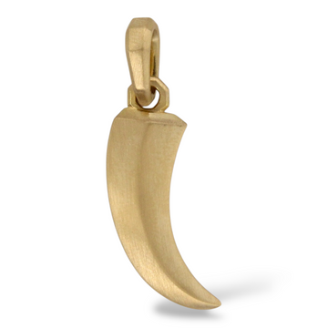 DAVID YURMAN Claw Amulet Pendant 25 mm 18K Yellow Gold