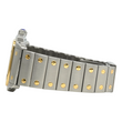 Cartier Santos Galbée 29mm Quartz Two Tone Steel 18K Yellow Gold White Roman Dial