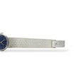Patek Philippe Golden Ellipse Ladies Ellipse Blue Dial 18K White Gold Mesh Bracelet Manual Winding 23x20mm 1970s