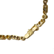 Vintage Natural Diamond Necklace 3 CT VS 17K Yellow Gold 15.85 Inches