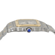 Cartier Santos Galbée 29mm Quartz Two Tone Steel 18K Yellow Gold White Roman Dial
