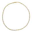 Vintage Natural Diamond Necklace 3 CT VS 17K Yellow Gold 15.85 Inches