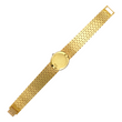 Piaget Vintage Blue Lapis Lazuli Dial Diamond Bezel 24mm Manual 18K Yellow Gold