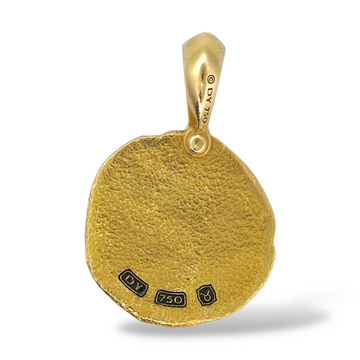 DAVID YURMAN Taurus Amulet Charm Pendant 18K Yellow Gold