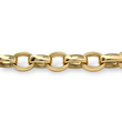 Modern 18K Yellow Gold Solid Wide Chain Link Bracelet Made In Germany