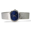 Patek Philippe Golden Ellipse Ladies Ellipse Blue Dial 18K White Gold Mesh Bracelet Manual Winding 23x20mm 1970s