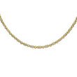 Vintage Natural Diamond Necklace 3 CT VS 17K Yellow Gold 15.85 Inches