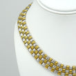 ROBERTO COIN Appassionata Natural Diamond 0.30 CT Heavy Necklace 18K Yellow & White Gold 16 Inches
