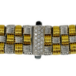 ROBERTO COIN Appassionata Natural Diamond 0.30 CT Heavy Necklace 18K Yellow & White Gold 16 Inches