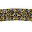 ROBERTO COIN Appassionata Natural Diamond 0.30 CT Heavy Necklace 18K Yellow & White Gold 16 Inches